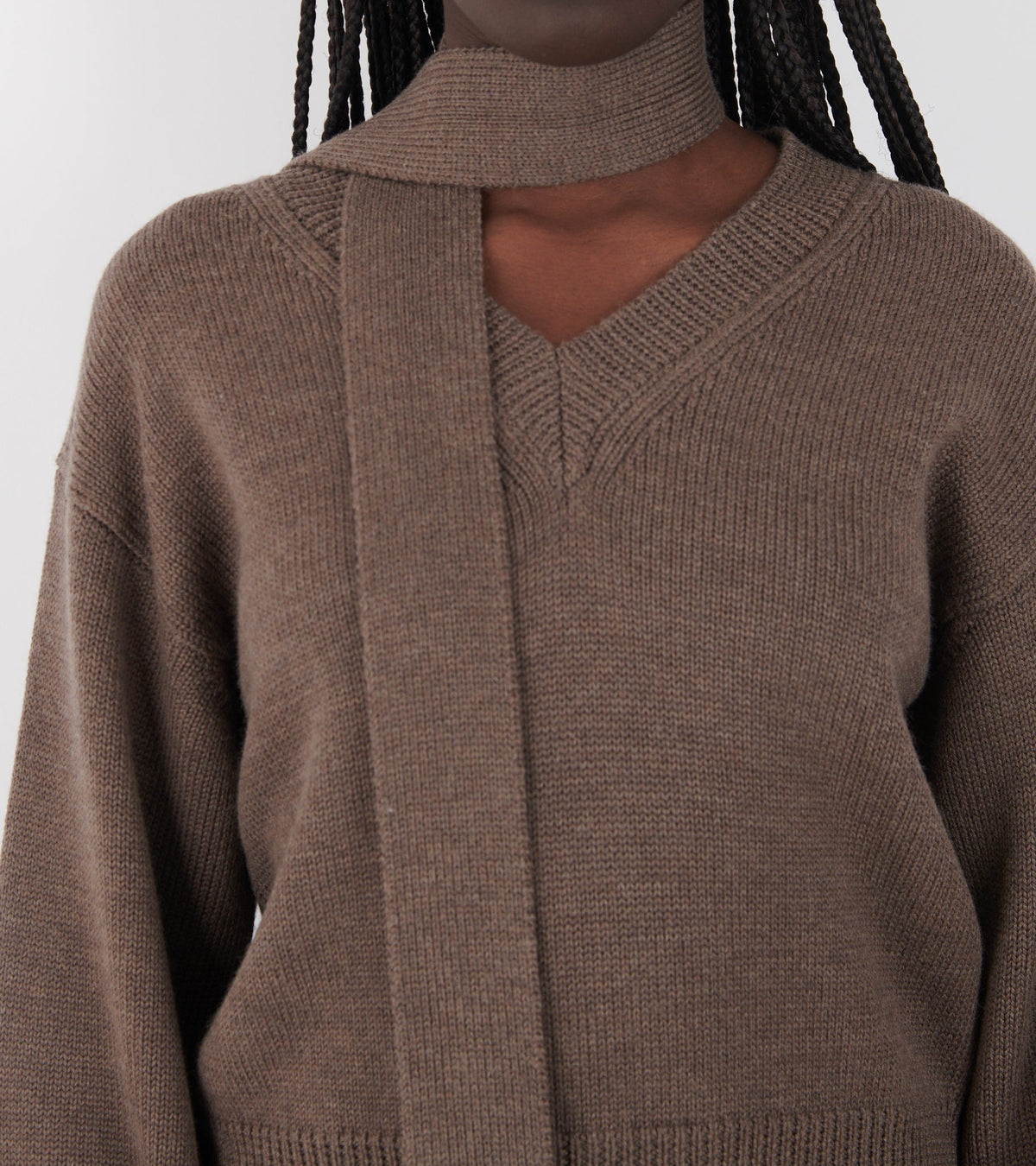 Nanna Knit Sweater Taupe