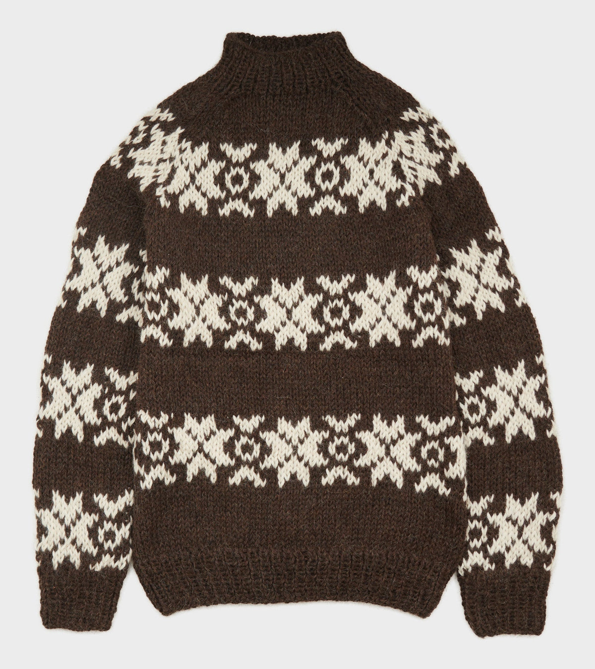 Annika Sweater Brown/Off-white