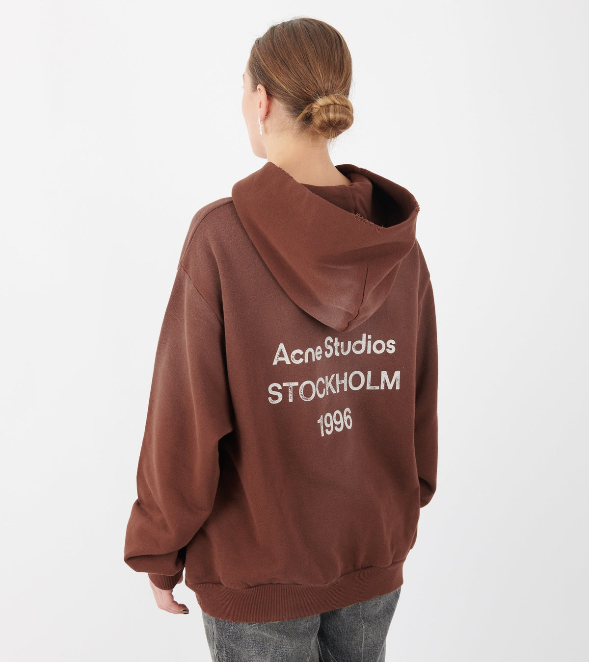 Logo Hooded Sweater Chocolate Brown