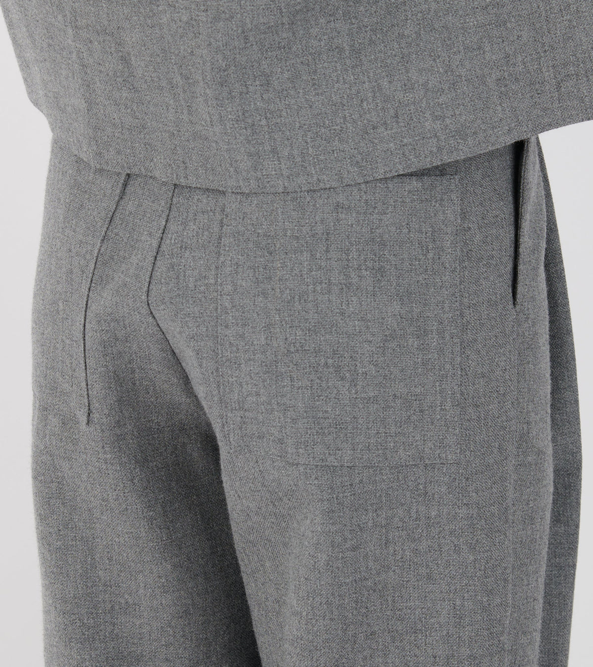 British Wool Georgia Trouser Light Grey