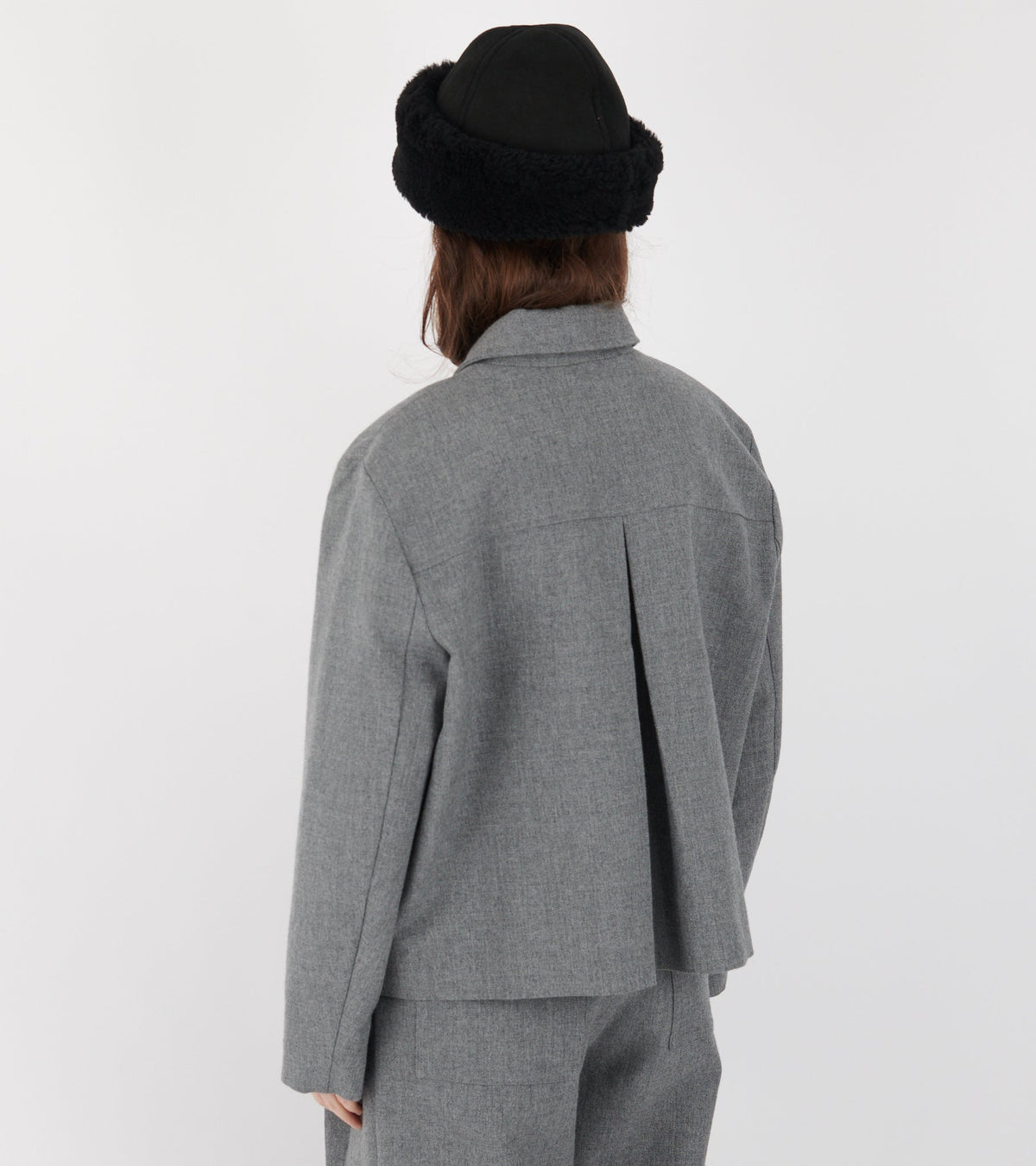 British Wool Lillie Jacket Light Grey
