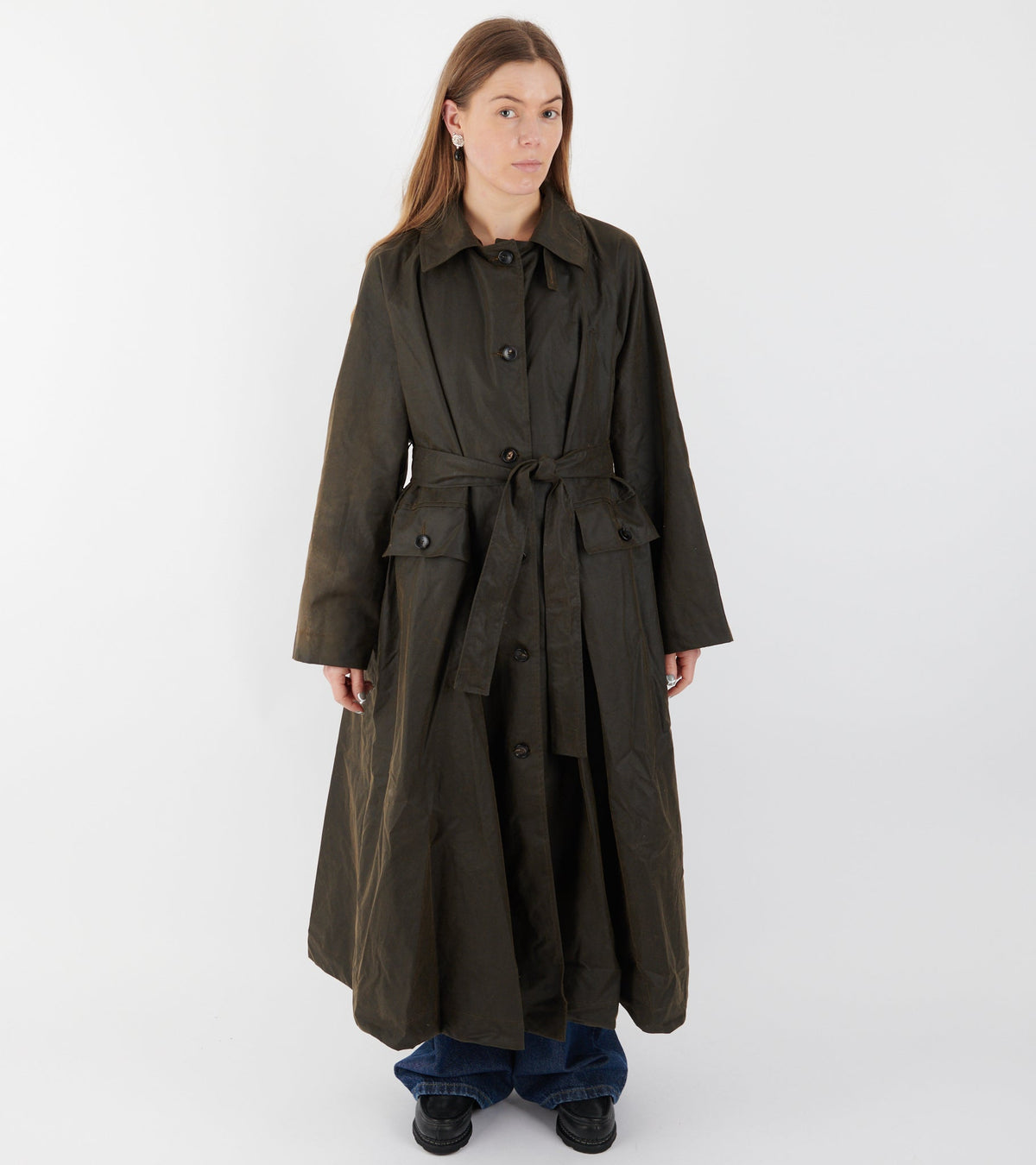 British Oilskin Kit Trench Olive