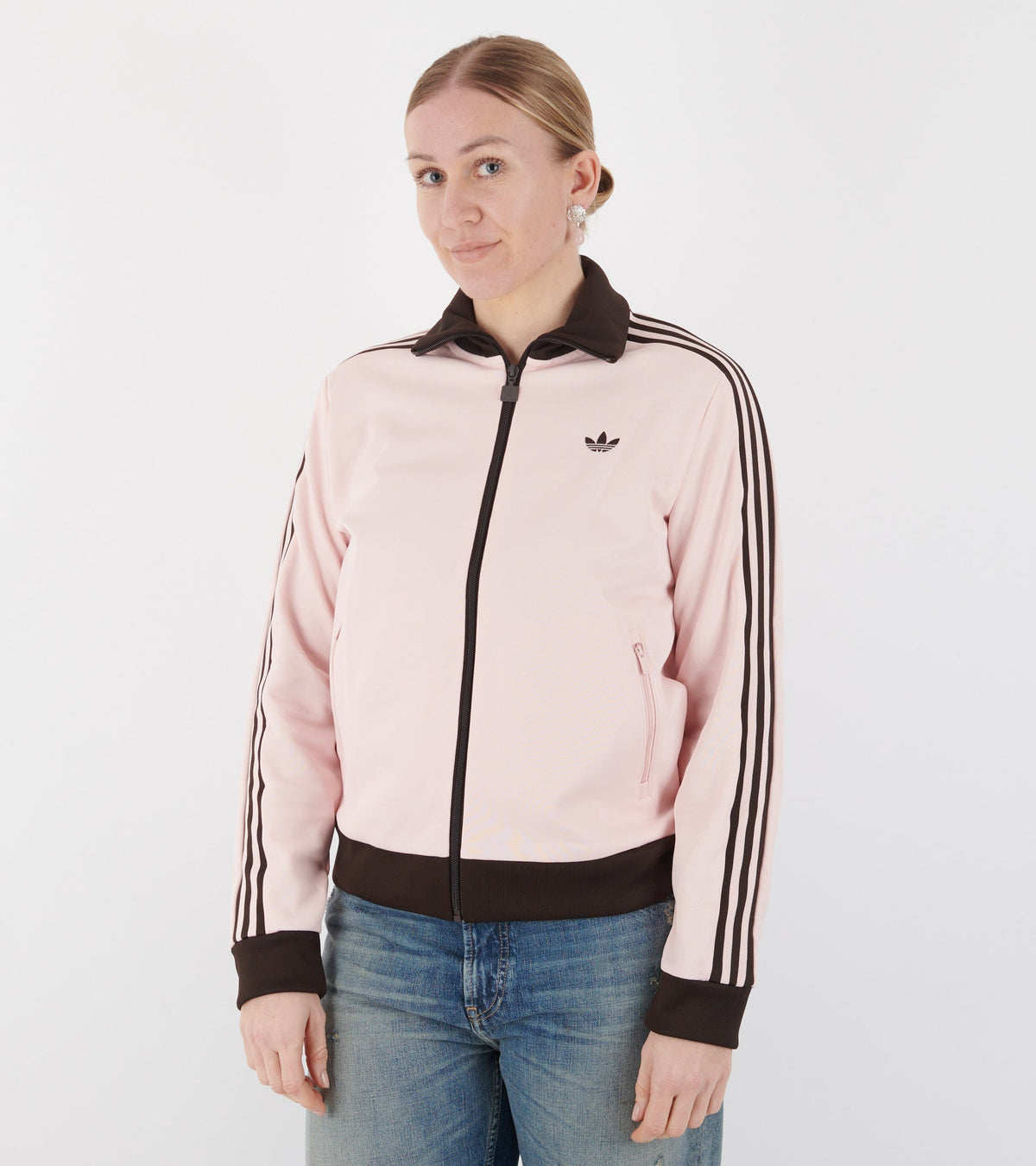 Classic Track Top Sandy Pink/Aurora Coffee
