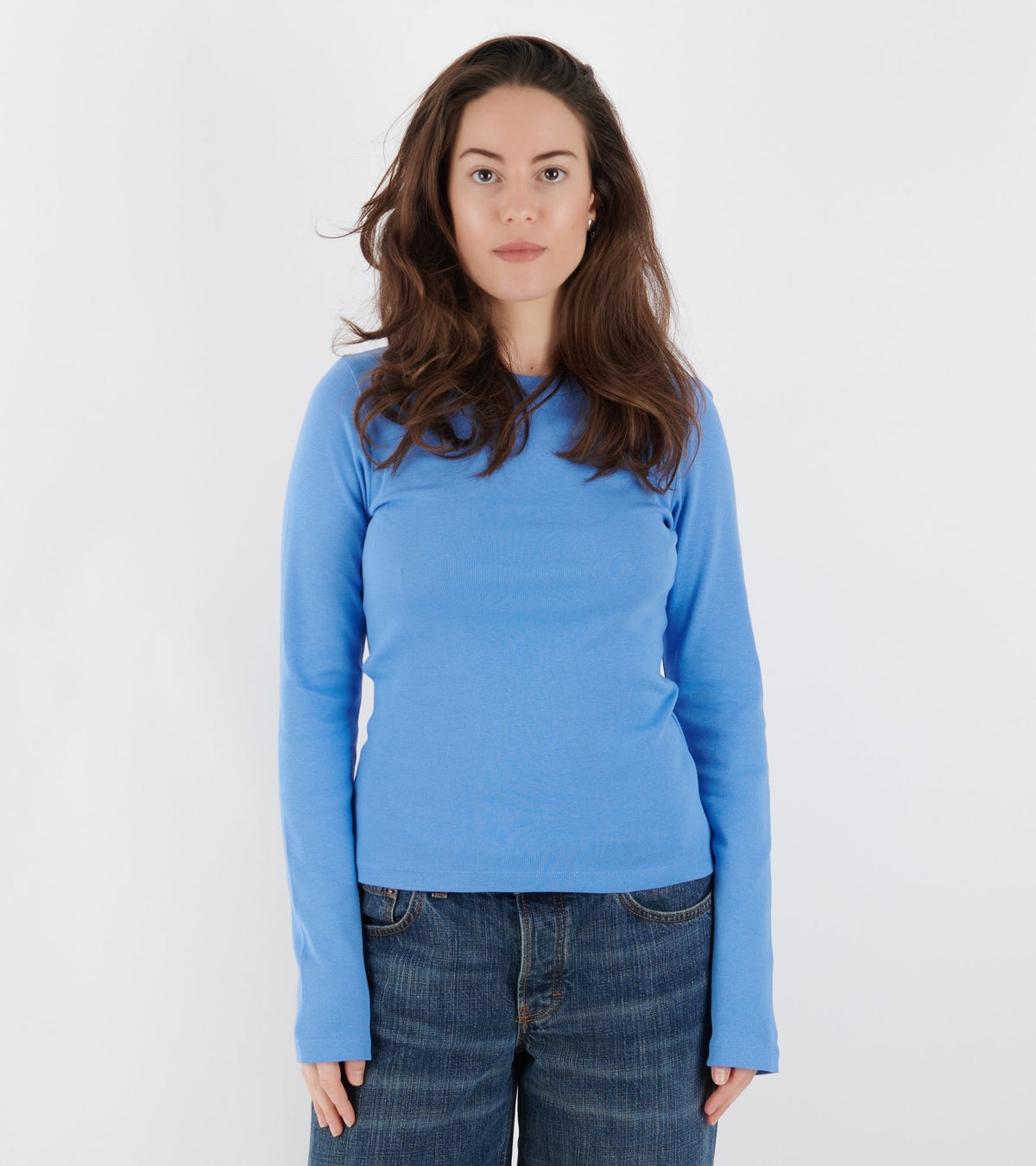 Line Tee Sky Blue