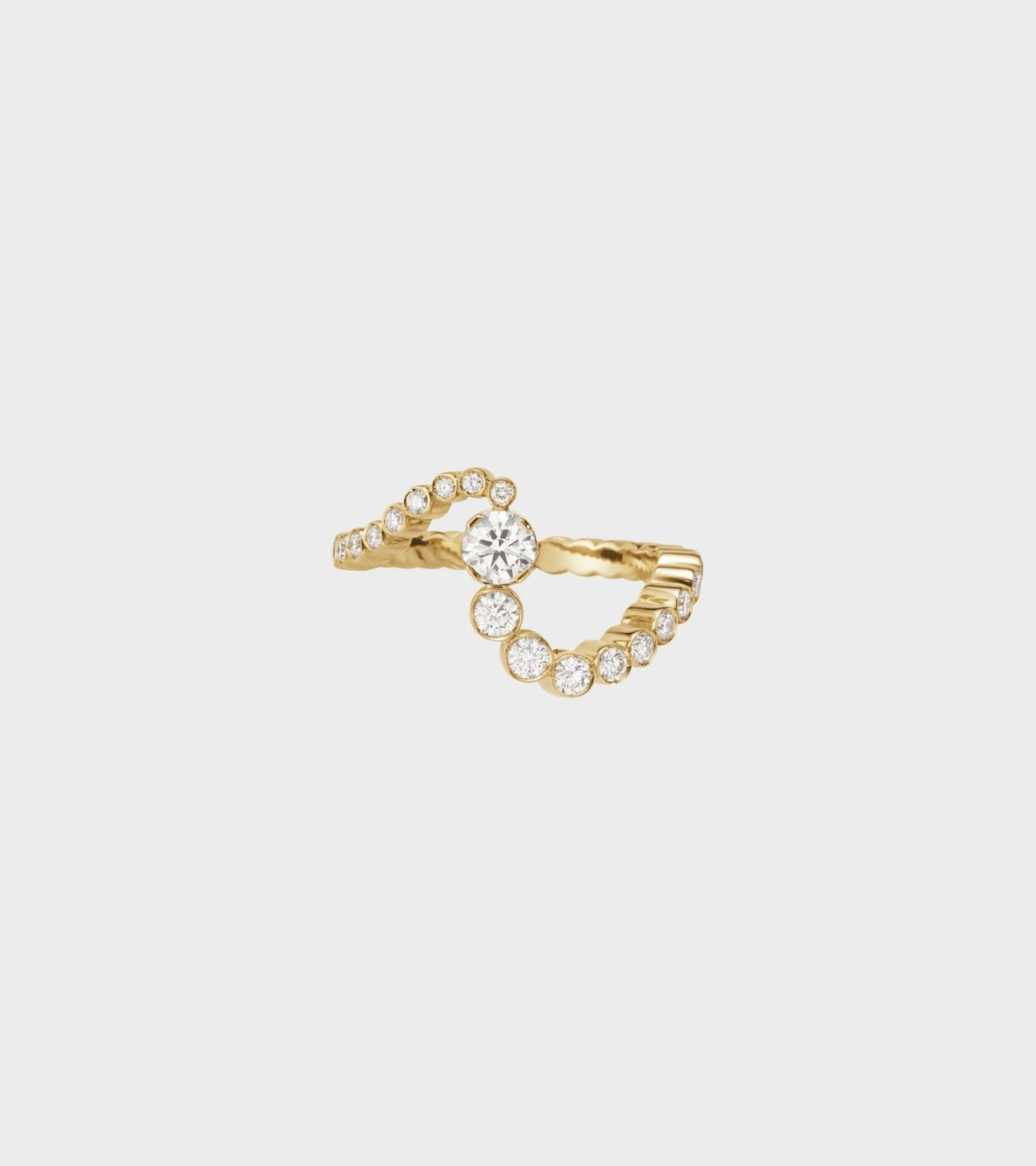 Ocean Ensemble Diamant Ring Gold