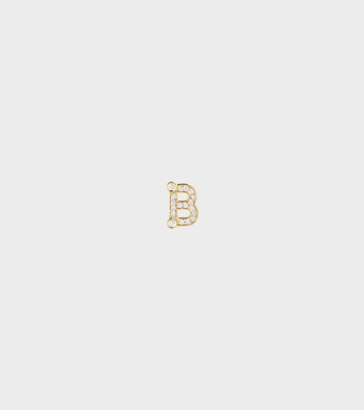 Petite B Earring Gold