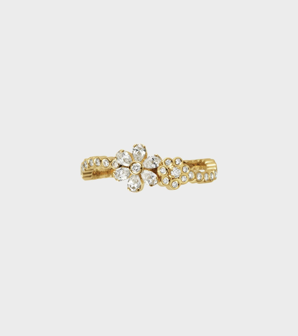 Cosmos Fleur Ring Gold