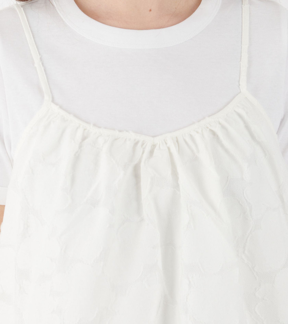 Strap Top Laceflower White