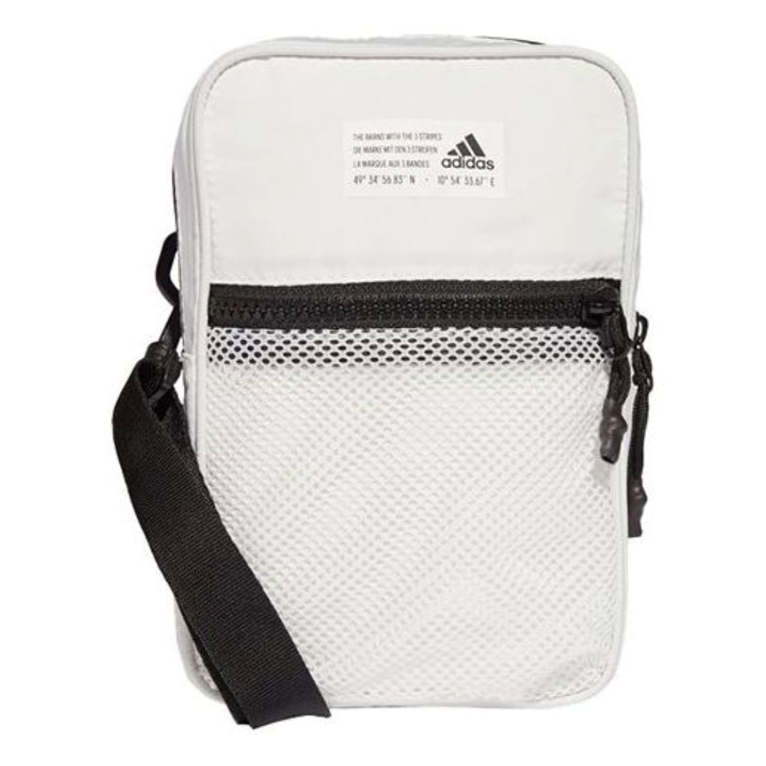 adidas Organizer Shoulder Bag 'White Black' GL0914