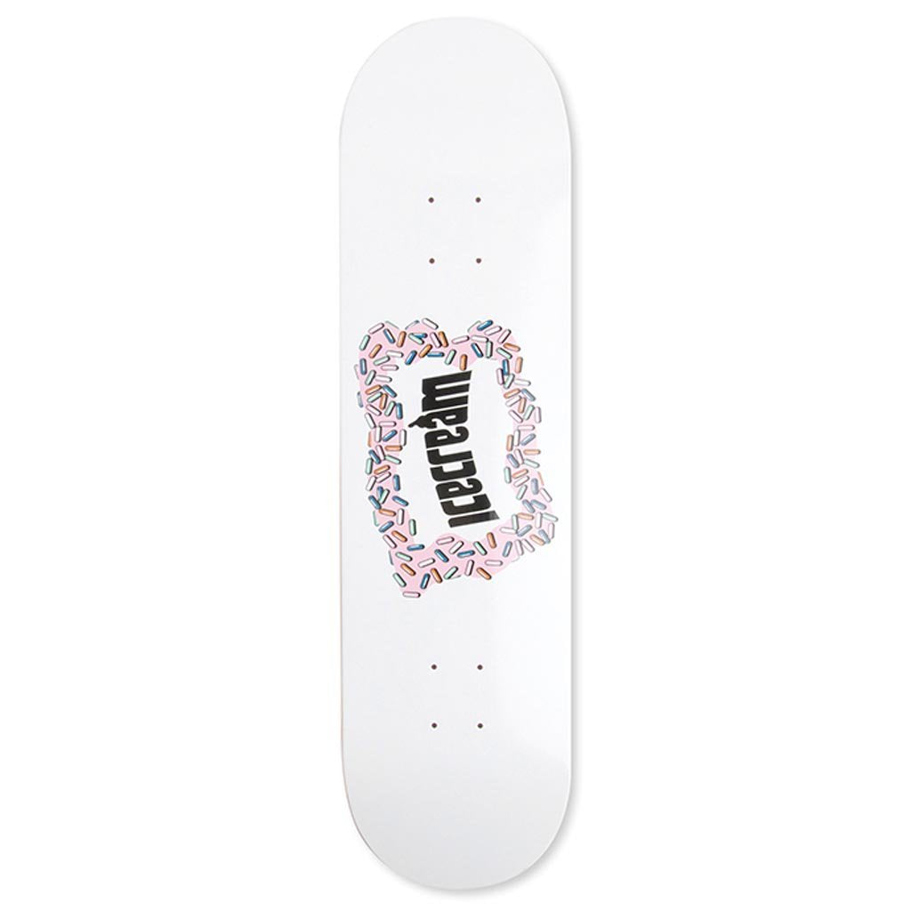 Frozen Skate Deck - White