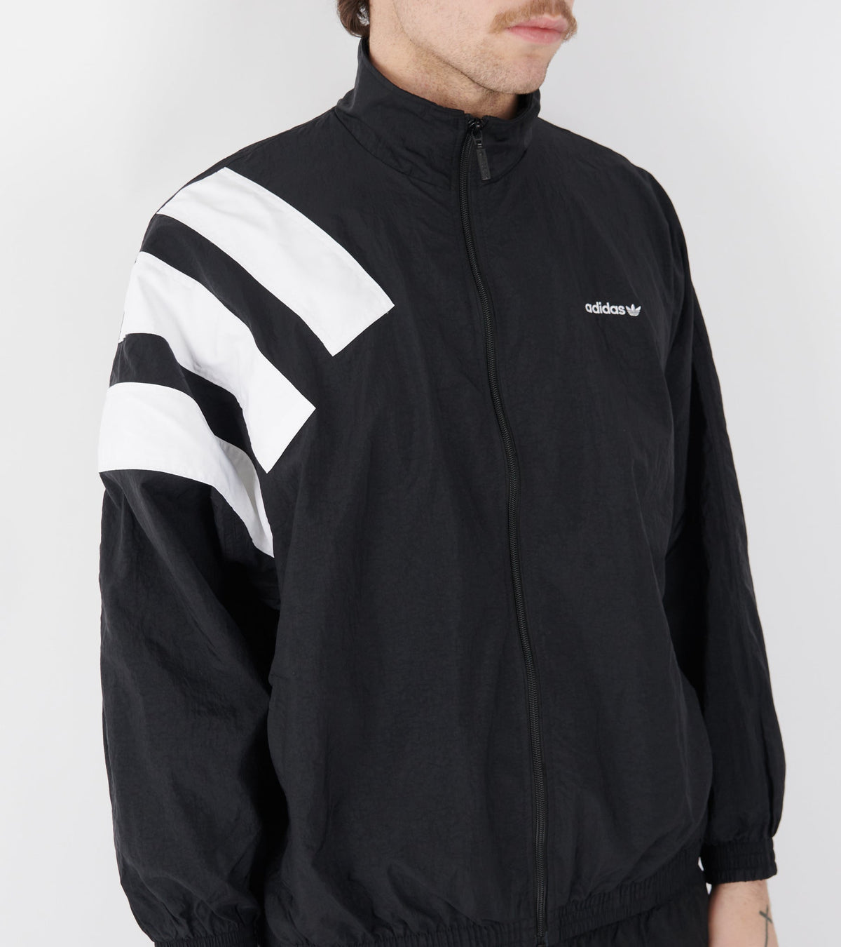 Blocking Track Top Black/White