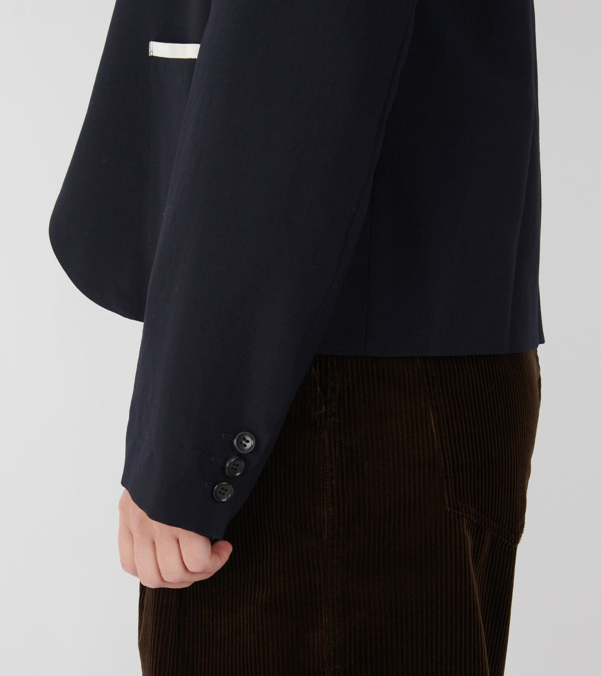 Piping Jacket Navy/White