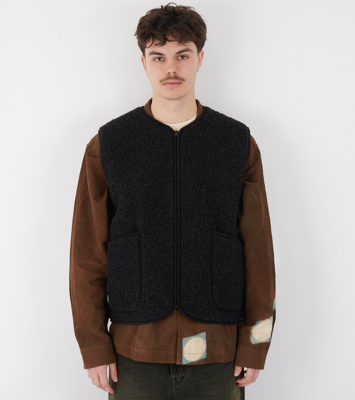 Zip Vest Black