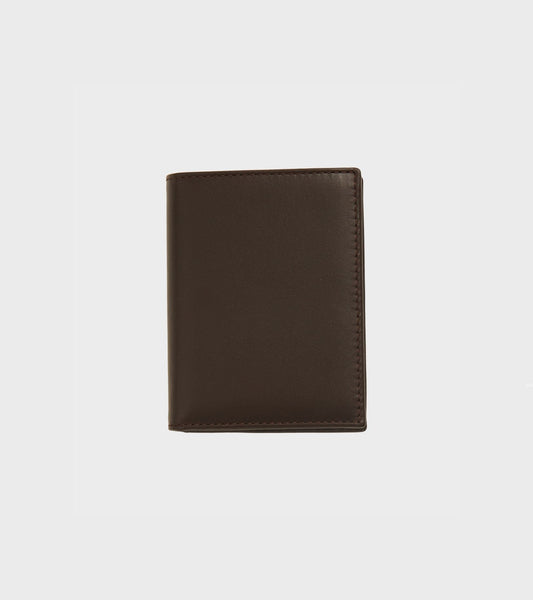 No Zip Wallet Brown