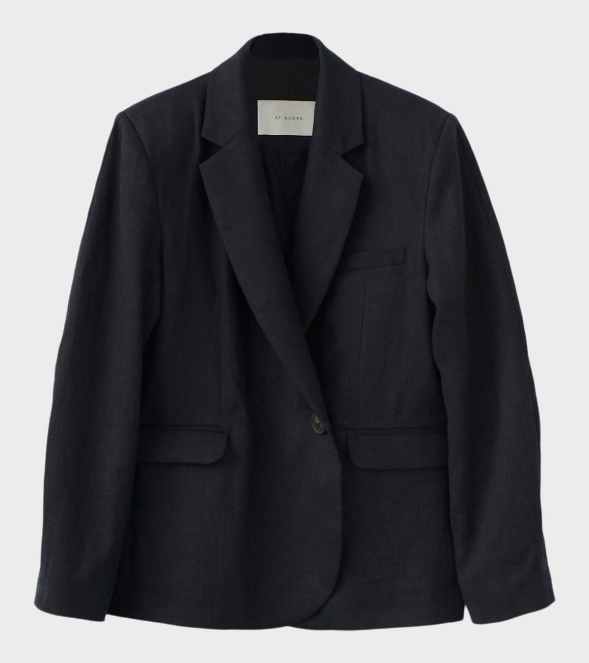 Linen Blazer Black