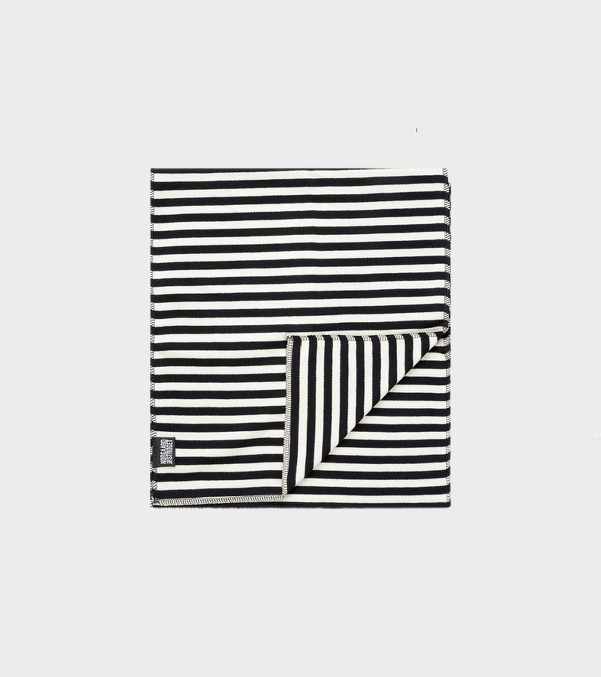 Scarf Interlock Black/Ecru
