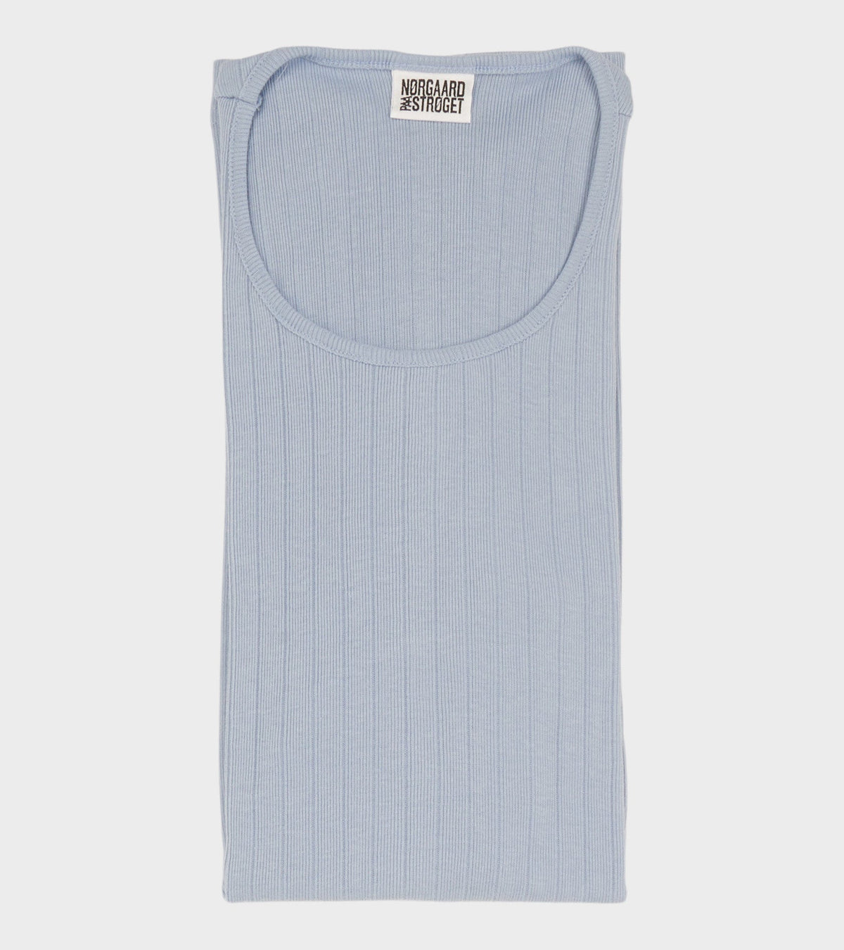 101 Rib Solid Colour Light Blue