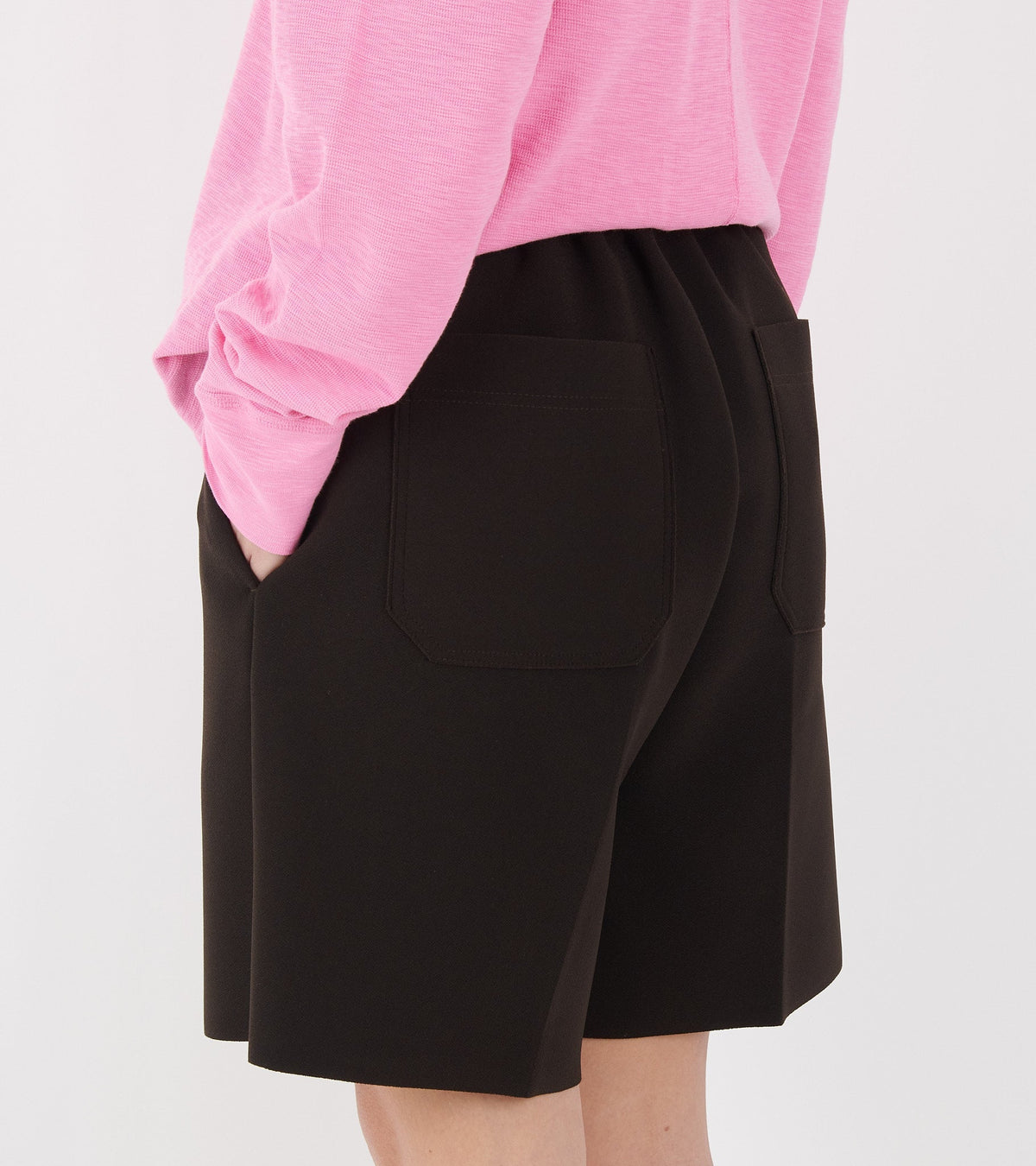 Lay3 Drawstring Shorts Chocolate