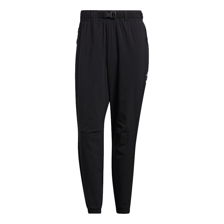 adidas Wj Wv Pnt Casual elastic band Sports Bundle Feet Pants Black HE5125