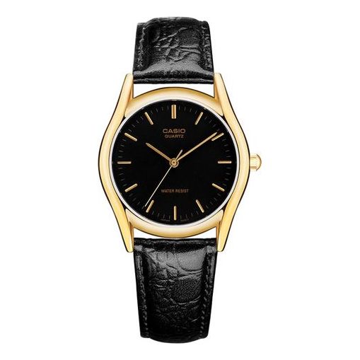 Casio Influencer Fashion Business Analog Watch 'Black Gold' MTP-1094Q-1A