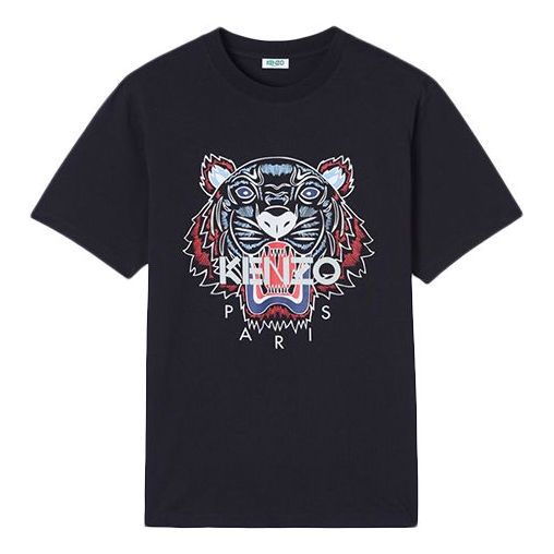 KENZO Tiger Head T-Shirt 'Black' FA55TS0504YA-99