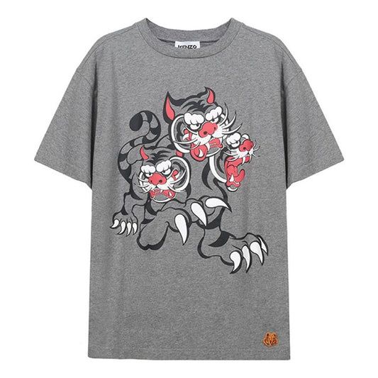 KENZO SS21 Printing Round-neck Grey FB52TS6414SJ-94
