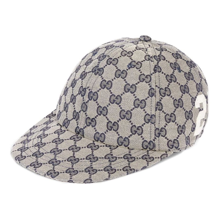 (WMNS) Gucci GG Cotton Canvas Baseball Cap 'Beige Blue' 751400-4HA0L-4077