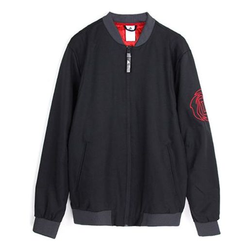 adidas Rose Cny Jkt Printing Sports Jacket Black CG0872