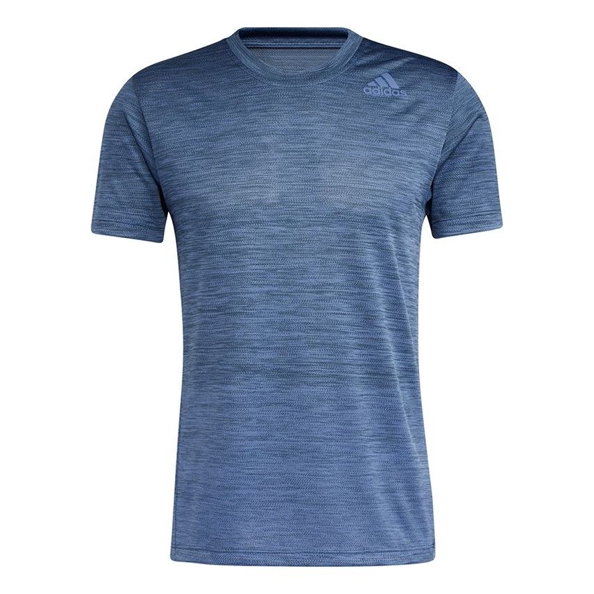 adidas MENS Gradient Tee Crew-neck Short Sleeve Blue GM0636
