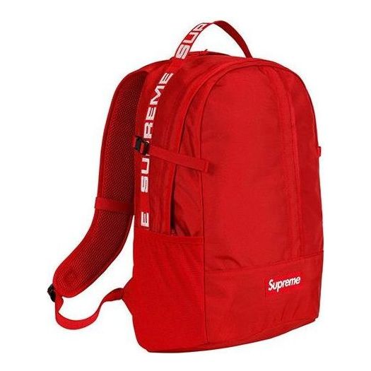Supreme Backpack 'Red White' SUP-SS18-413