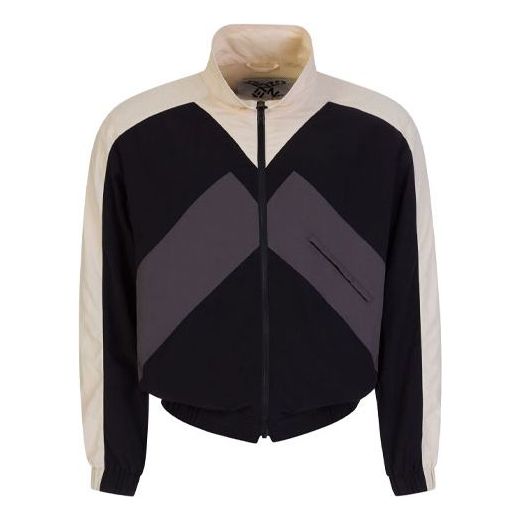 Men's KENZO Sport Colorblock Sports Zipper Jacket Black FA65BL5109CO-99