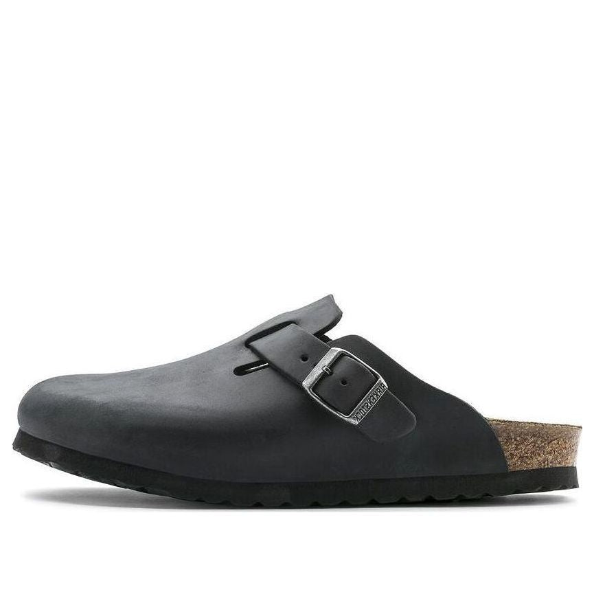 Birkenstock Boston Regular 'Oiled Leather Black' 0059461