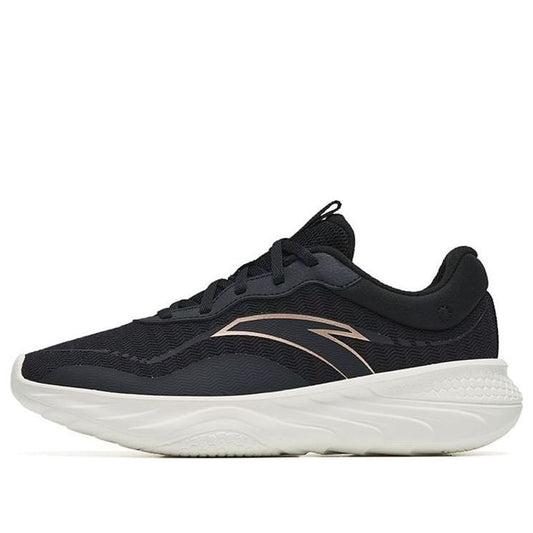 (WMNS) ANTA Running Shoes 'Black Gold White' 122247715-3