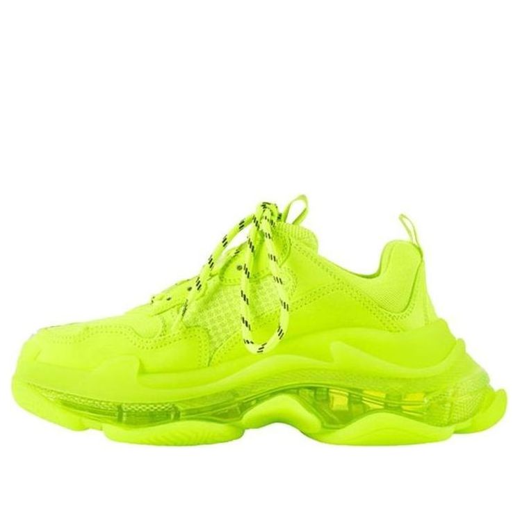 (WMNS) Balenciaga Triple S 'Fluo Yellow' 544351W2FF17320