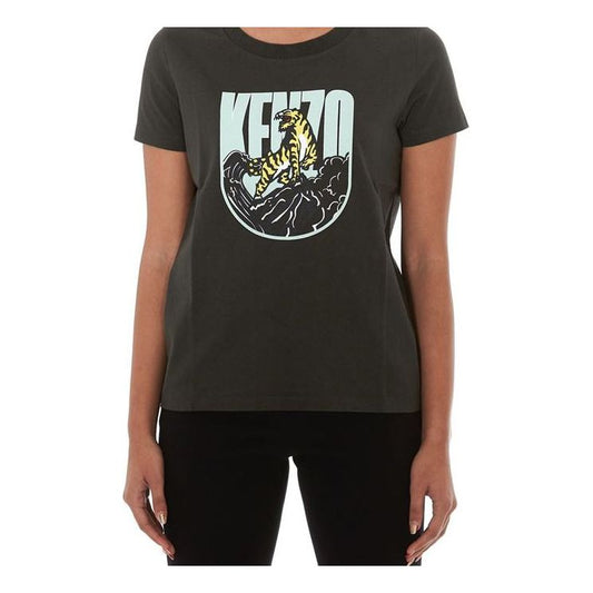 KENZO Printing Short Sleeve Khaki F96-2TS818-4Y5-51