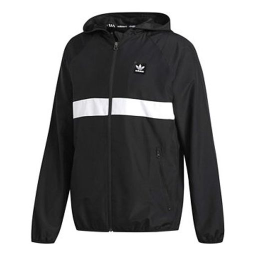 adidas originals Casual Sports Windproof Woven Jacket Black DH3872