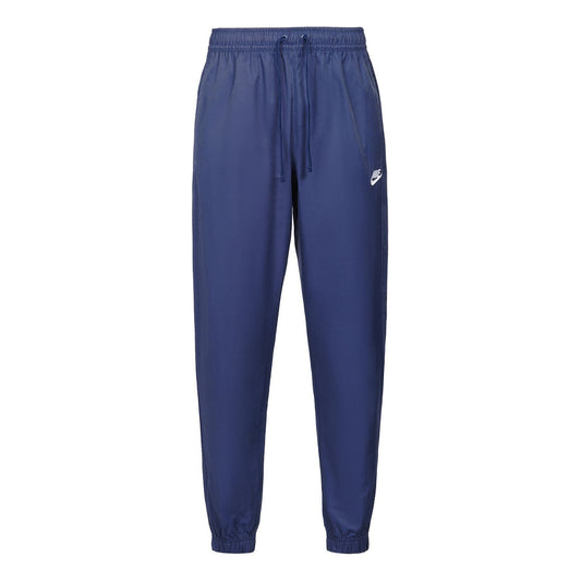 Nike Nsw Spe Wvn Athleisure Casual Sports Woven Bundle Feet Long Pants Navy Blue DD5311-410