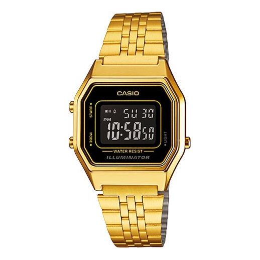 CASIO Waterproof Quartz Unisex Mens Gold Digital LA680WGA-1B