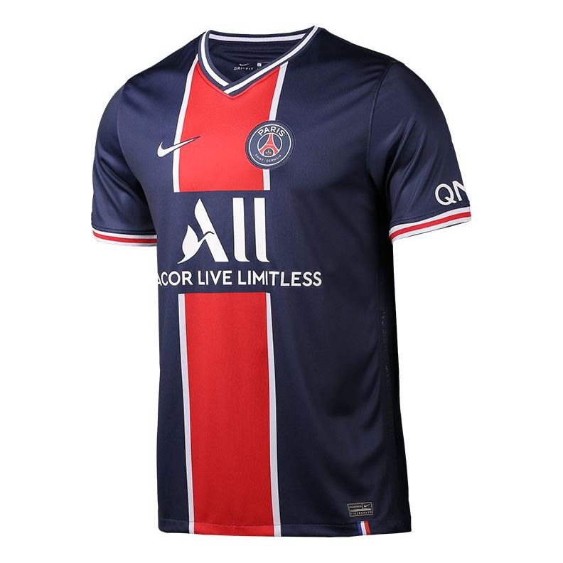 Nike Psg Paris German Home Jersey Short Sleeved Men Blue CD4242-411
