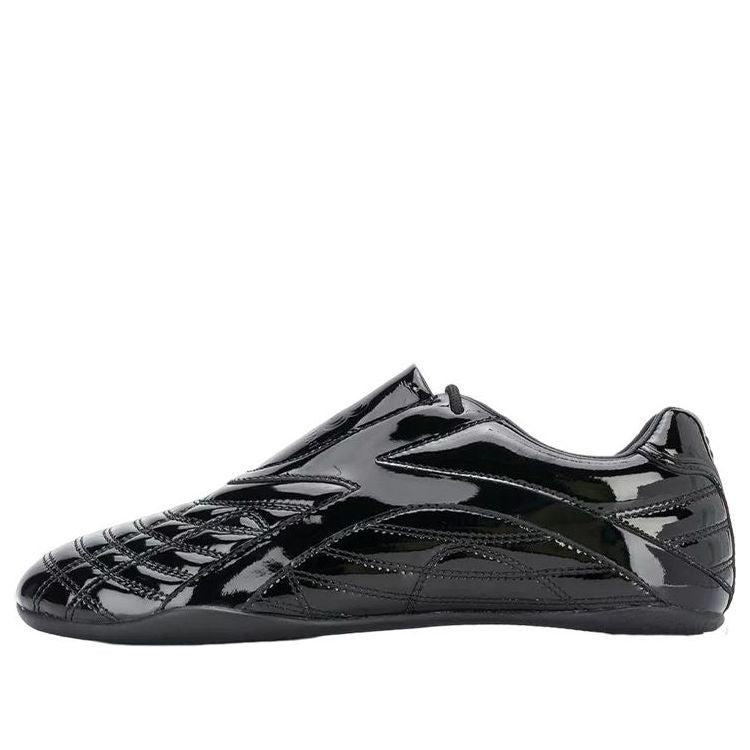 (WMNS) Balenciaga Zen Sneakers 'Shiny Patent Black Leather' 617539W2QA11000