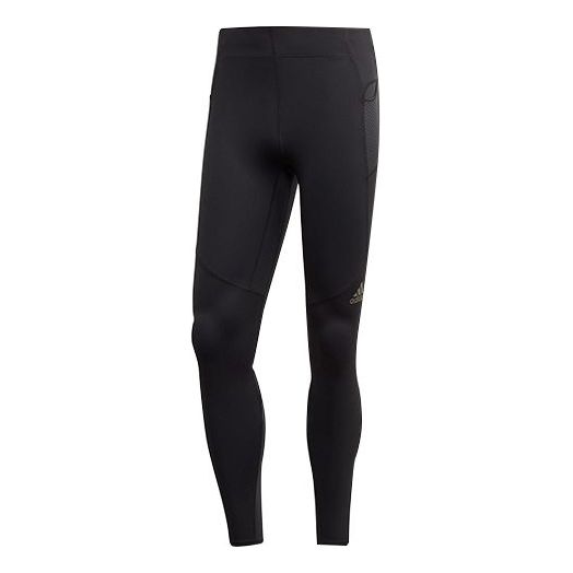 adidas Tight Running Training Sports gym pants Black FM7630