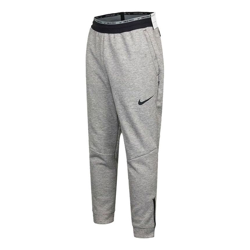 Nike Pro Therma-fit Running Athleisure Casual Sports Lacing Pants Gray DD1881-010