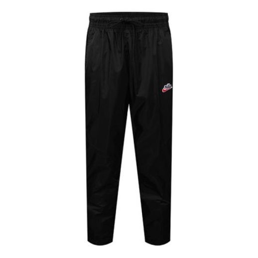 Nike Sportswear Windrunner elastic Drawstring Sports Long Pants 'Black' CQ8917-010