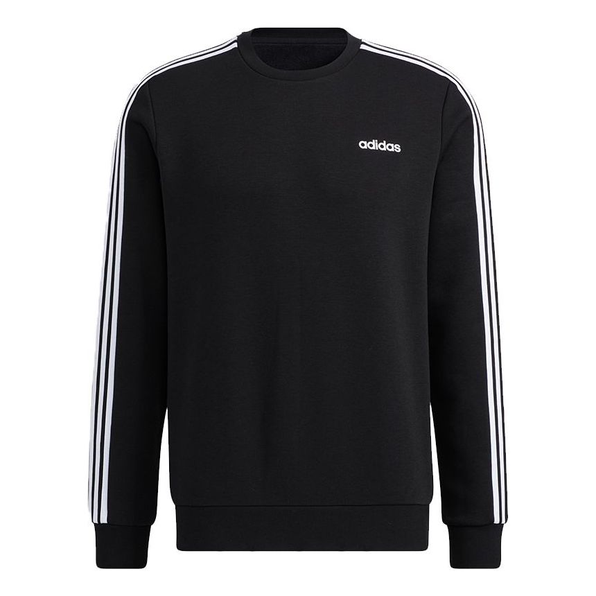Men's adidas neo Ce 3S Swt Sports Round Neck Pullover Black H14208