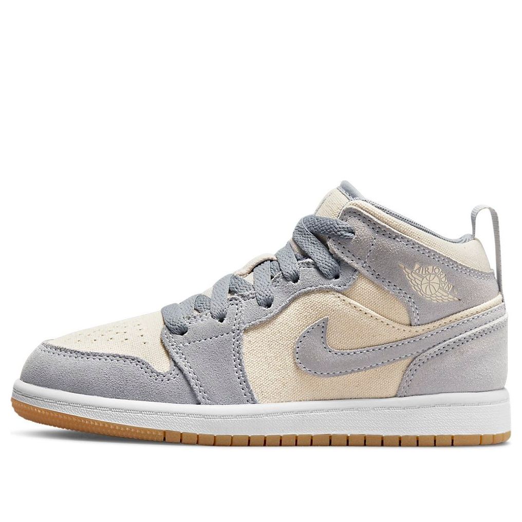 (PS) Air Jordan 1 Mid SE 'Coconut Milk Particle Grey' DN4345-100