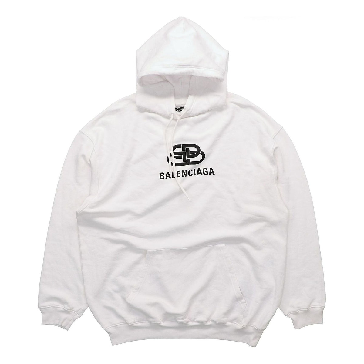 Balenciaga Unisex BB Printing Fleece White 570811TEV199044