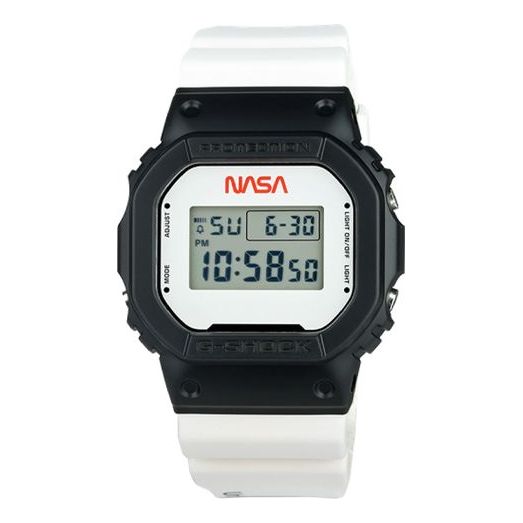 CASIO G-Shock Square 'White Black' DW-5600NASA21