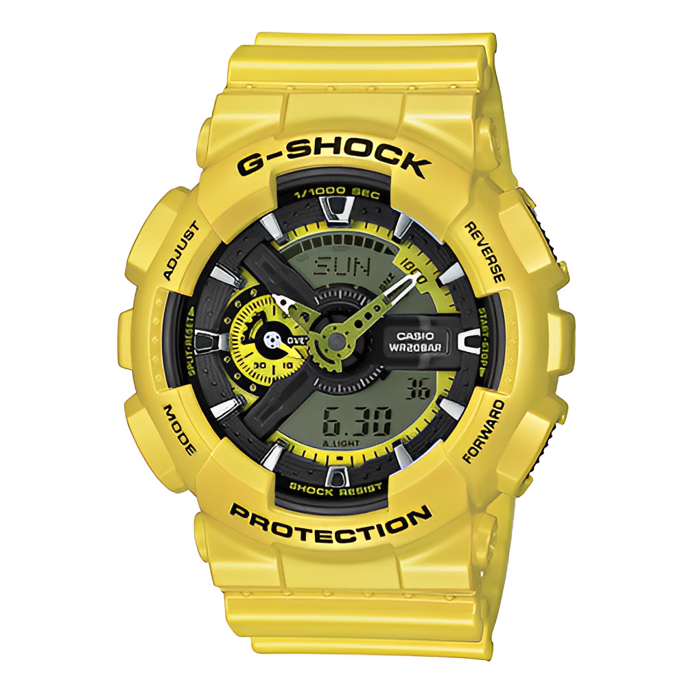 CASIO G-Shock Analog-Digital 'Yellow' GA-110CM-9A