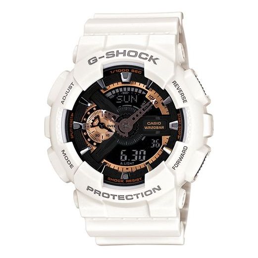 CASIO G-Shock Analog-Digital 'White' GA-110RG-7A