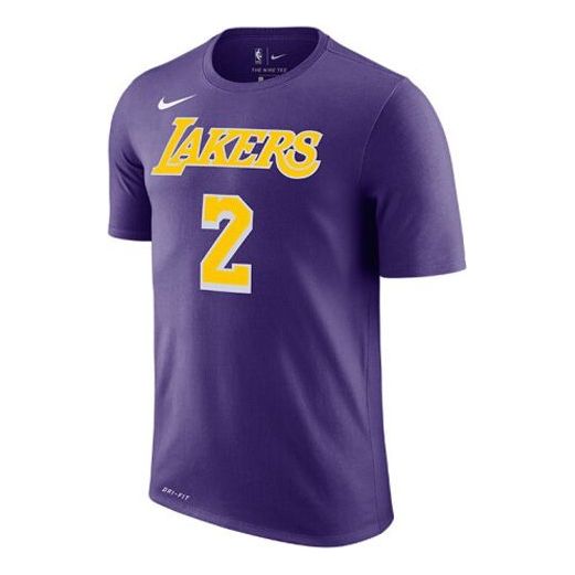 Nike NBA DRI-FIT Sports Short Sleeve Purple AR4888-552